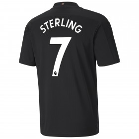 Fußballtrikots Manchester City Raheem Sterling 7 2020-2021 Kurzarm Auswärts-trikot kaufen